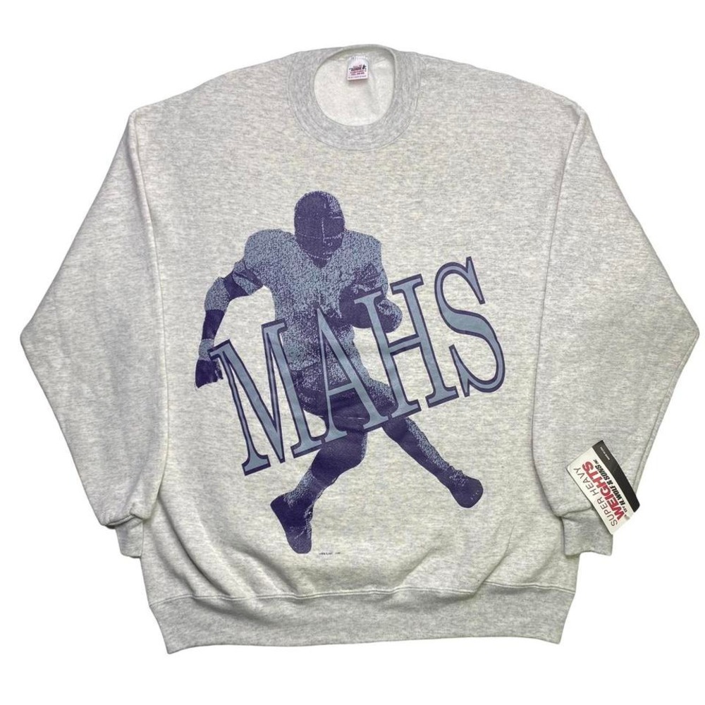 Vintage MAHS Manual Arts High School football sweater